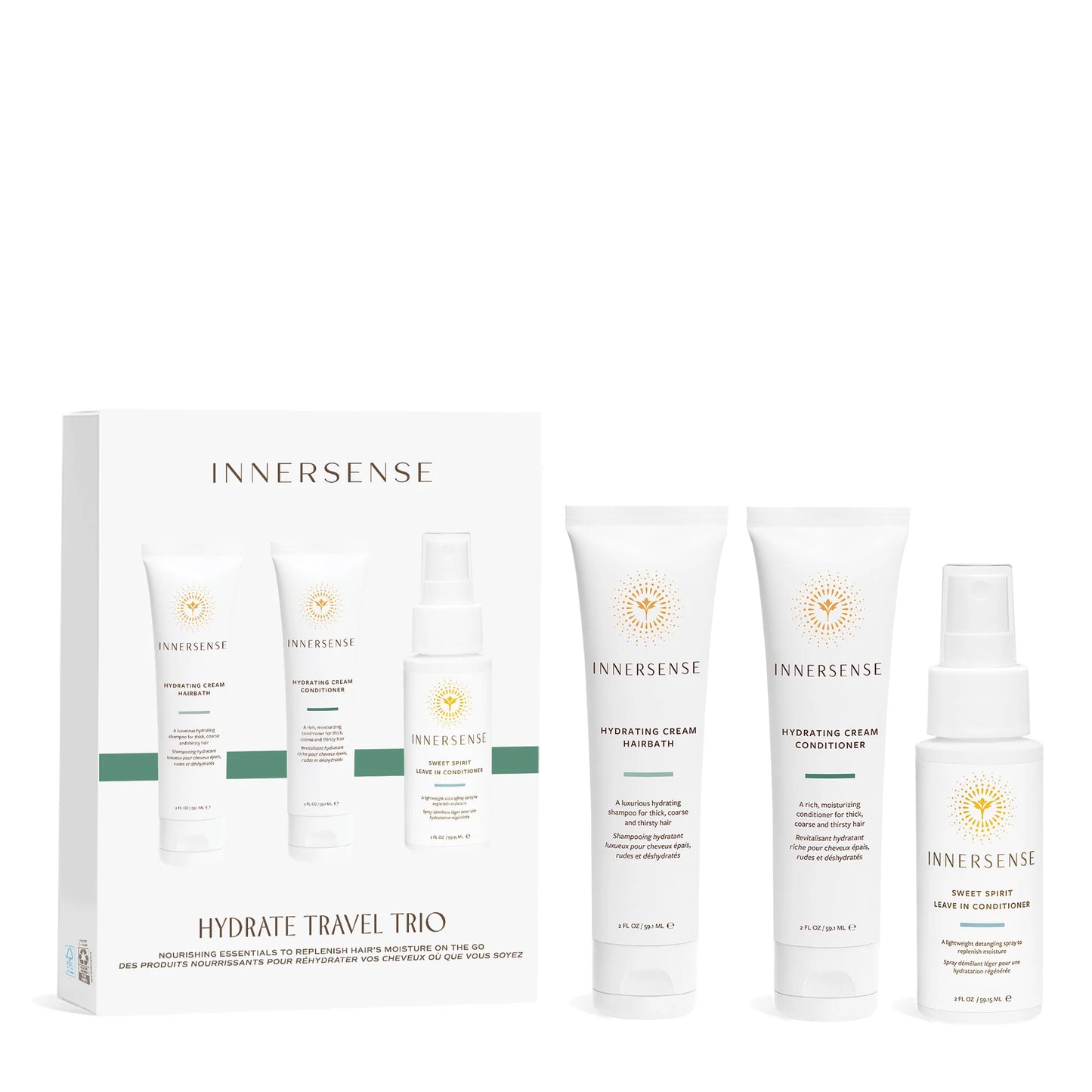 Innersense Hydrate travel trio