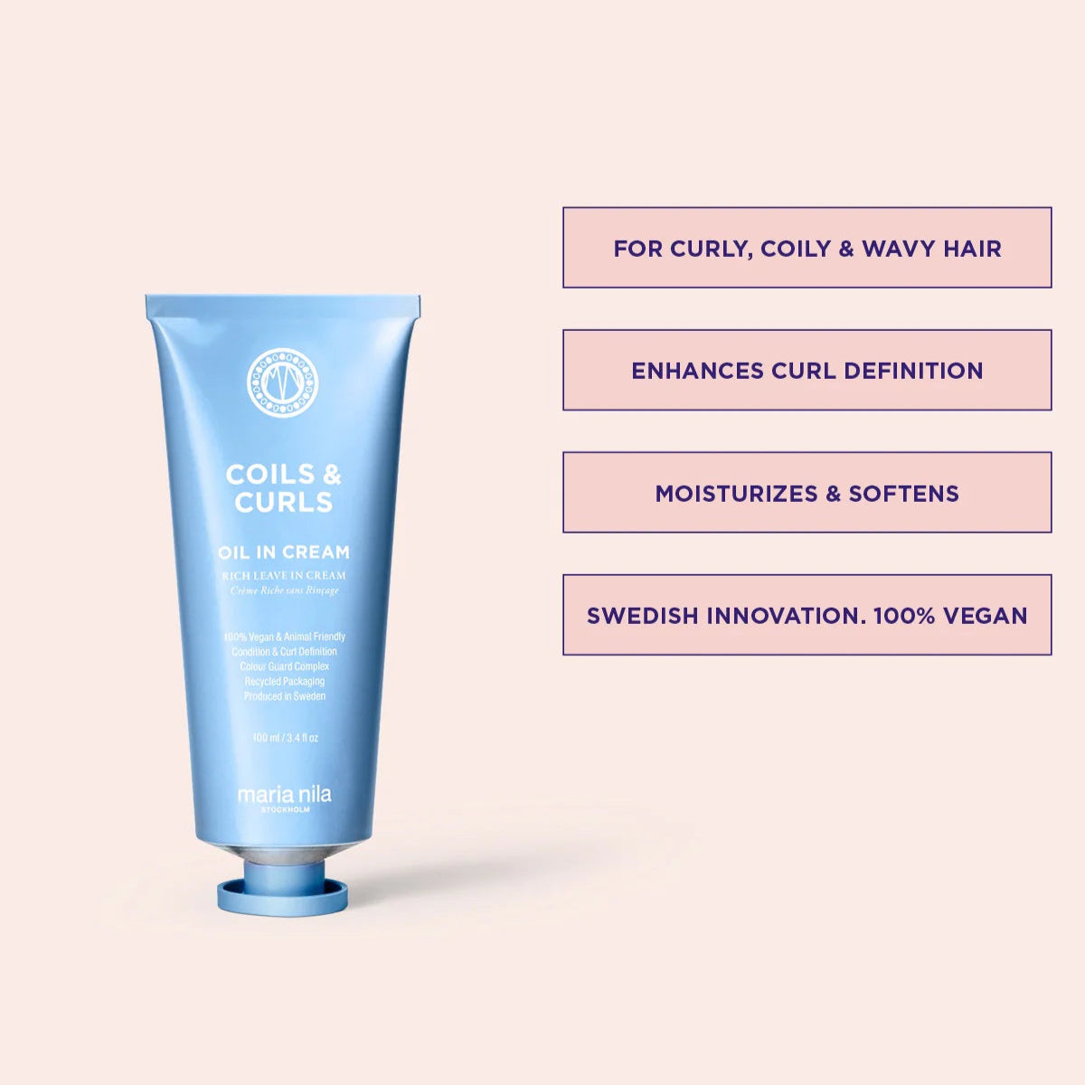 Maria Nila Curls & Coils Oil in Cream