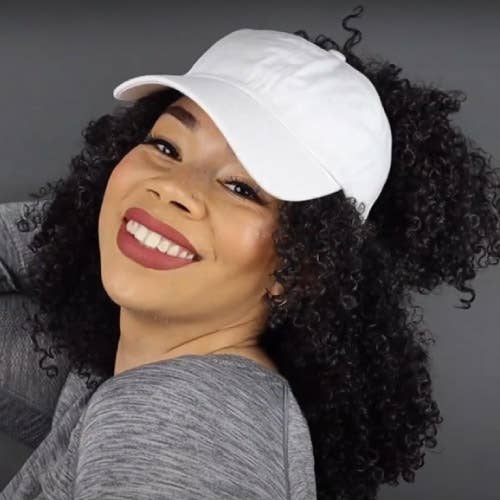Backless Cap White Cotton