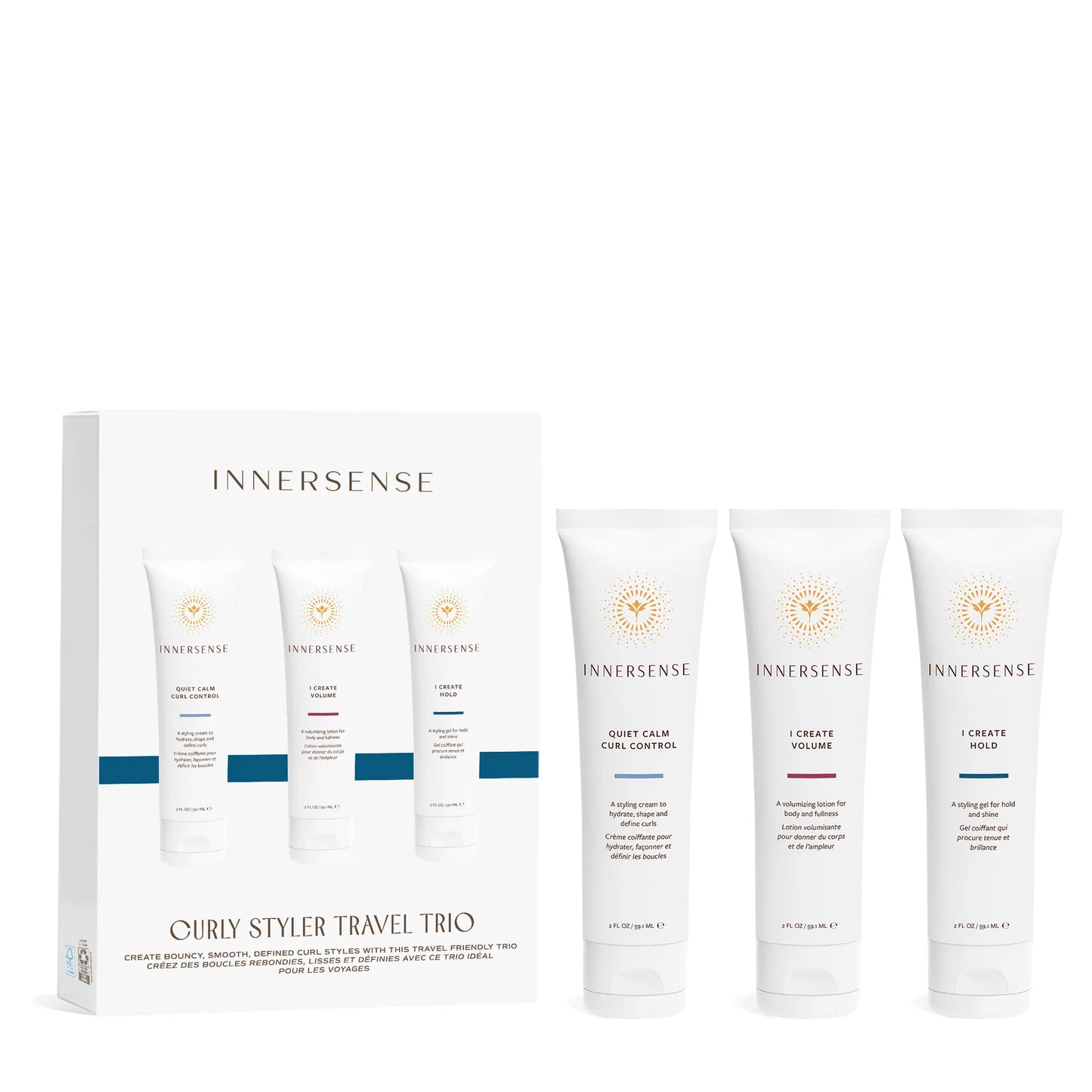 Innersense Curly Styler travel trio