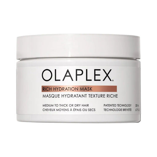 Olaplex Rich Hydration Mask jar for medium to coarse curly hair