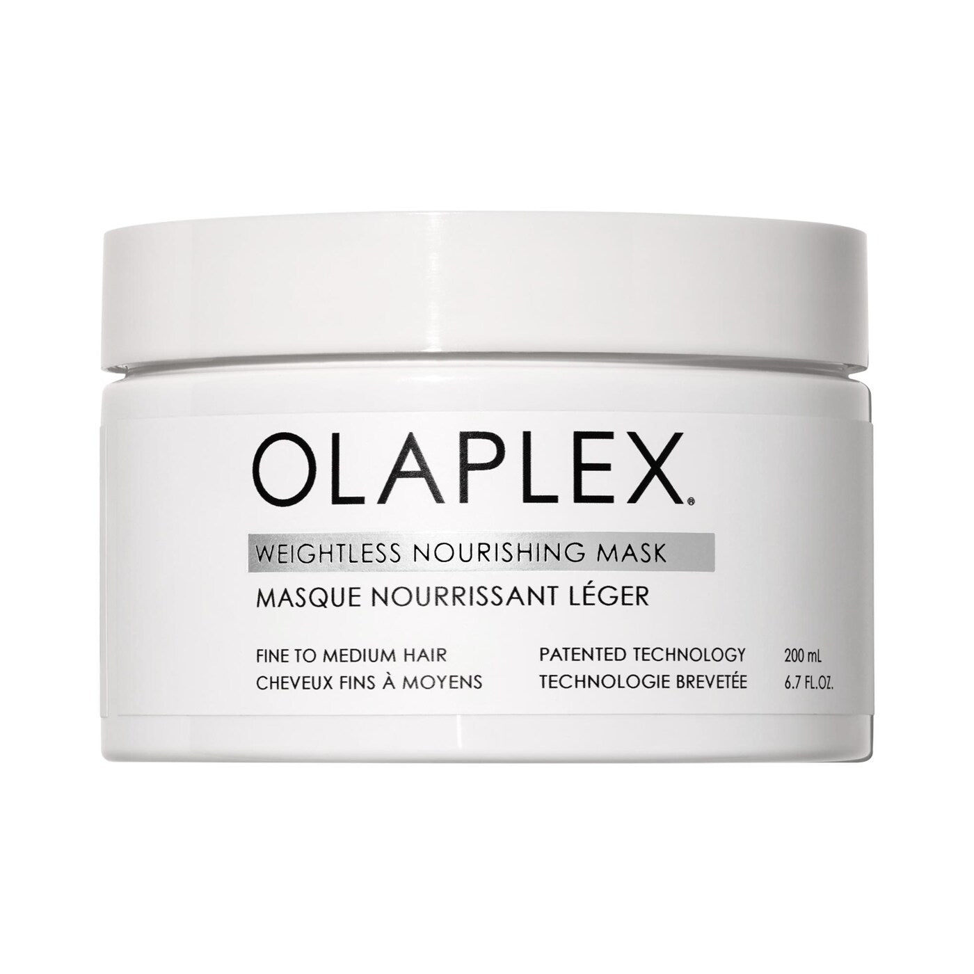 Olaplex weightless nourishing mask jar for fine to medium hair