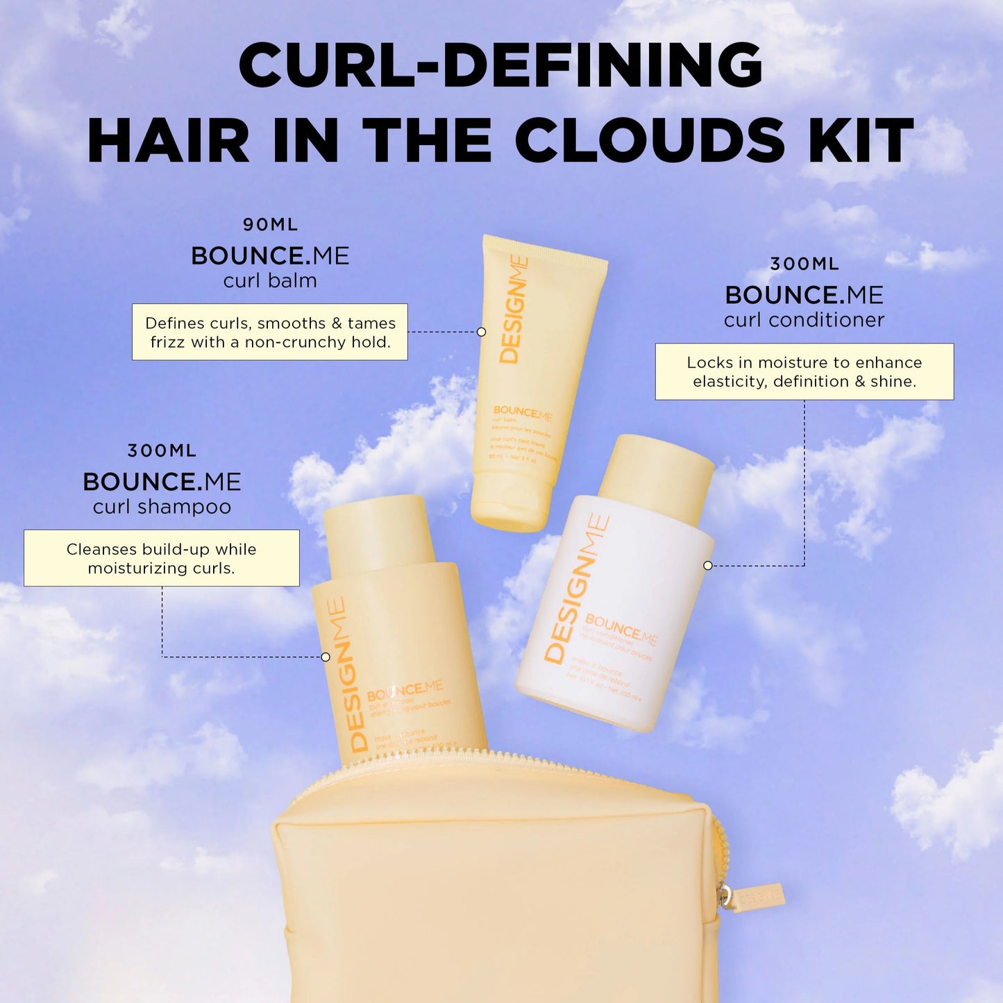 Design.Me Hair in the Clouds Curl Kit