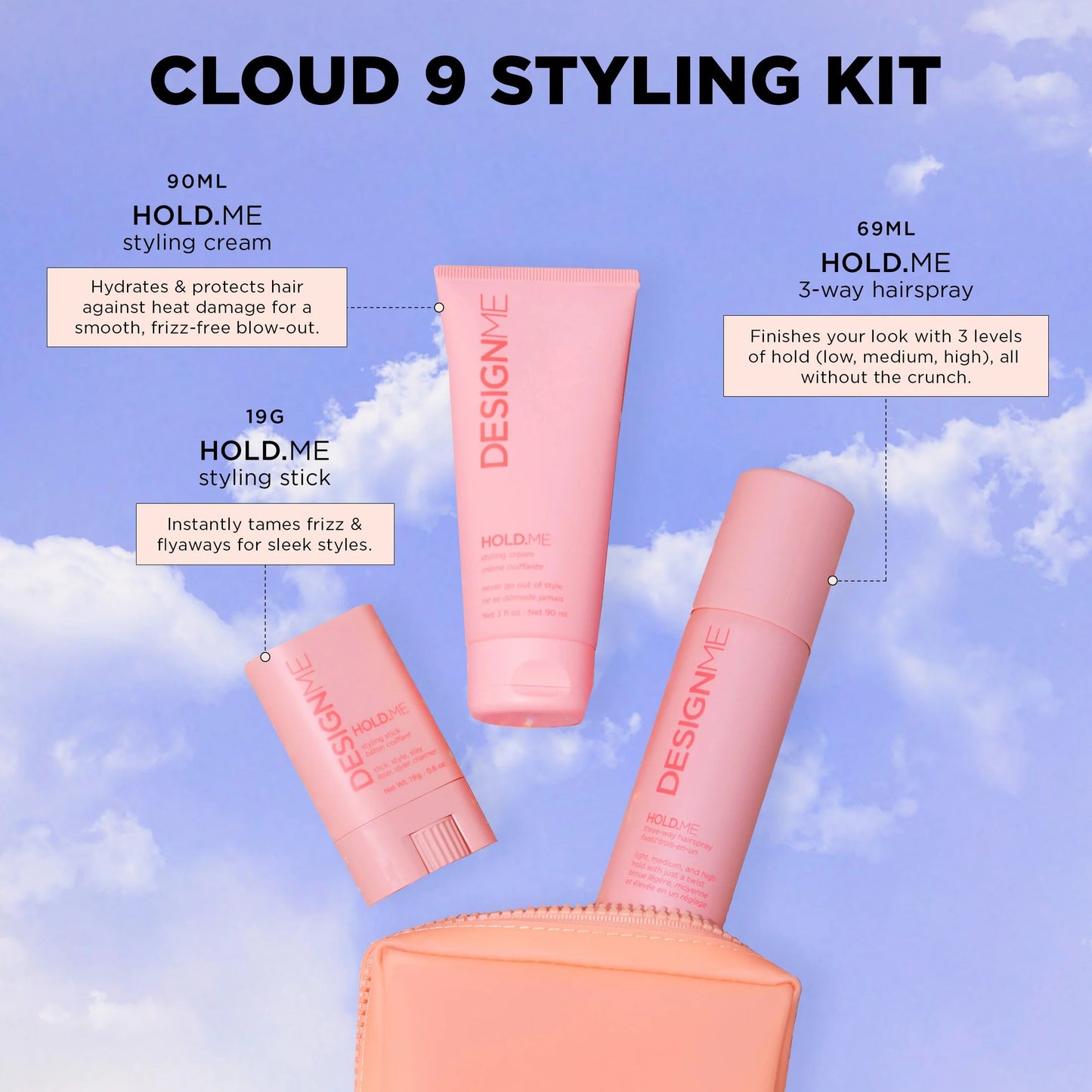 Design.Me Hold & Control Styling Kit