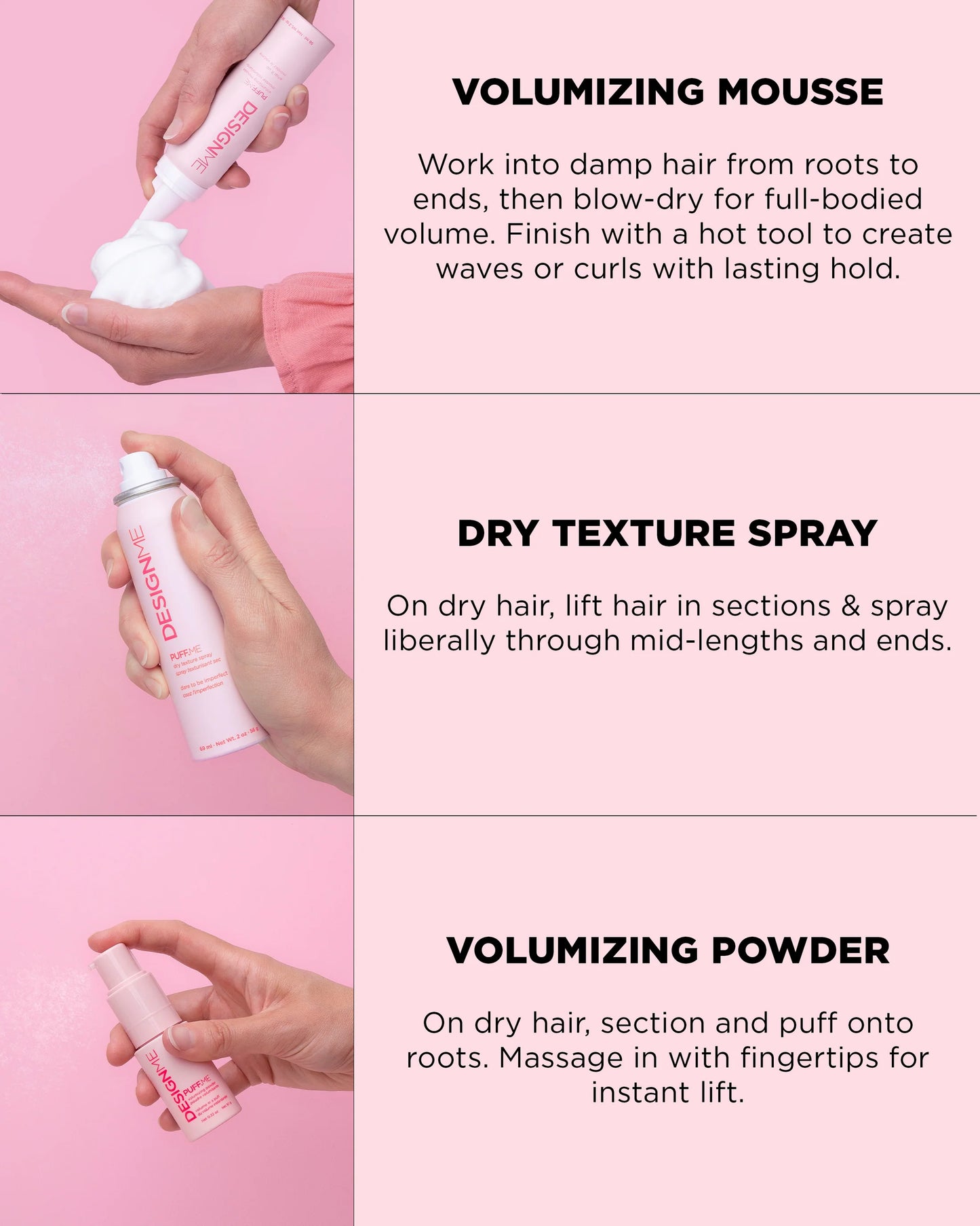 Design.Me Volume Styling Kit