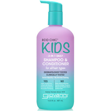 Giovanni Eco Chic Kids 2 in 1 Shampoo & Conditioner