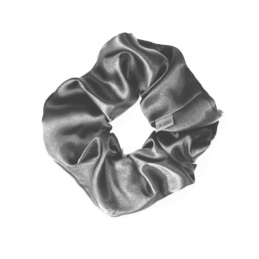 Satin Scrunchie - Grey