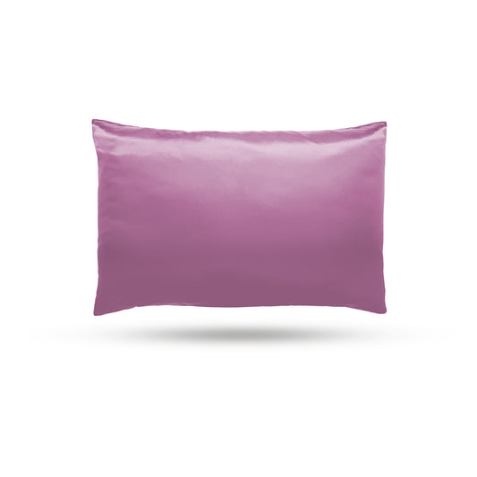 Rose satin pillowcase for healthy curls